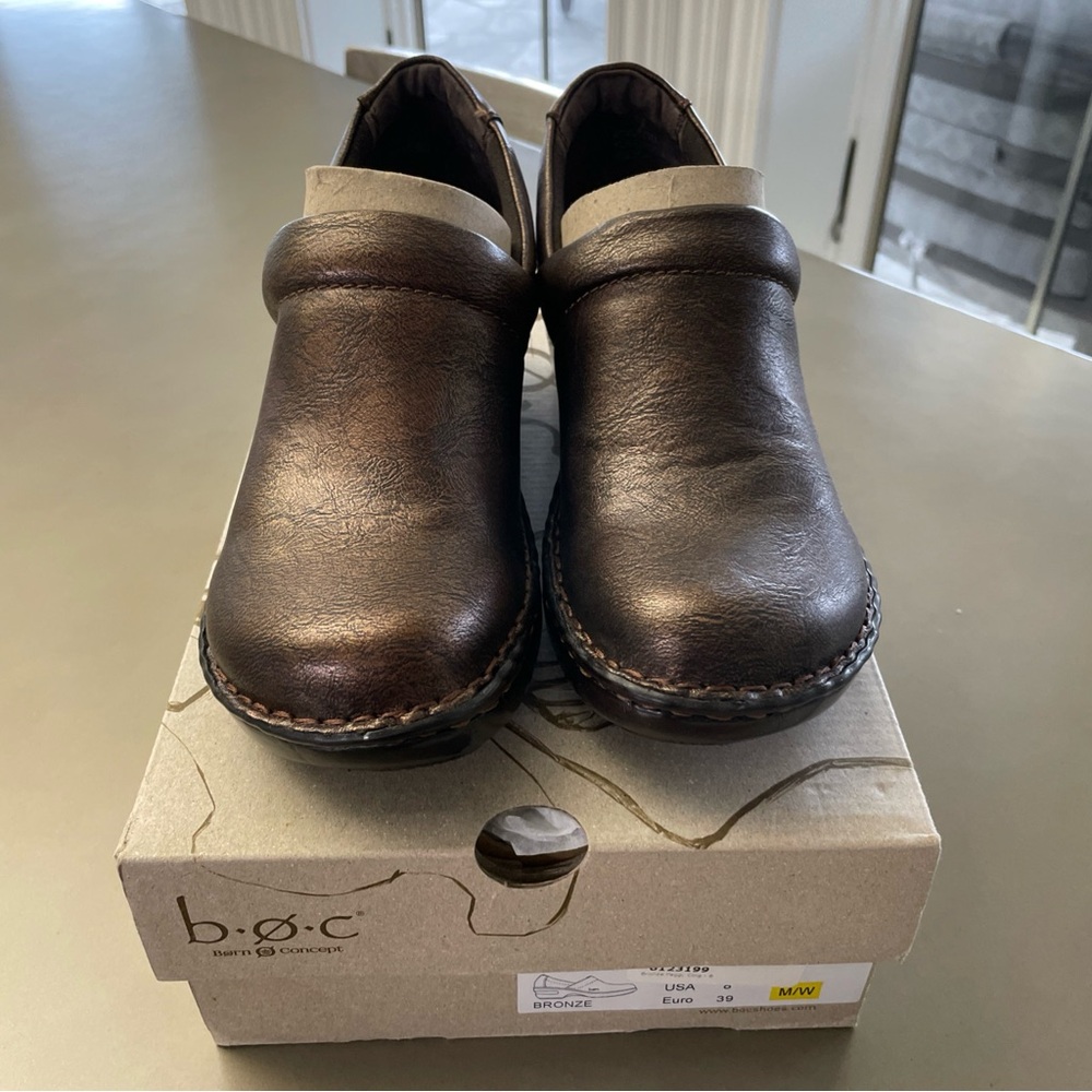 b.o.c. Women's Brown/Bronze Leather Shoes